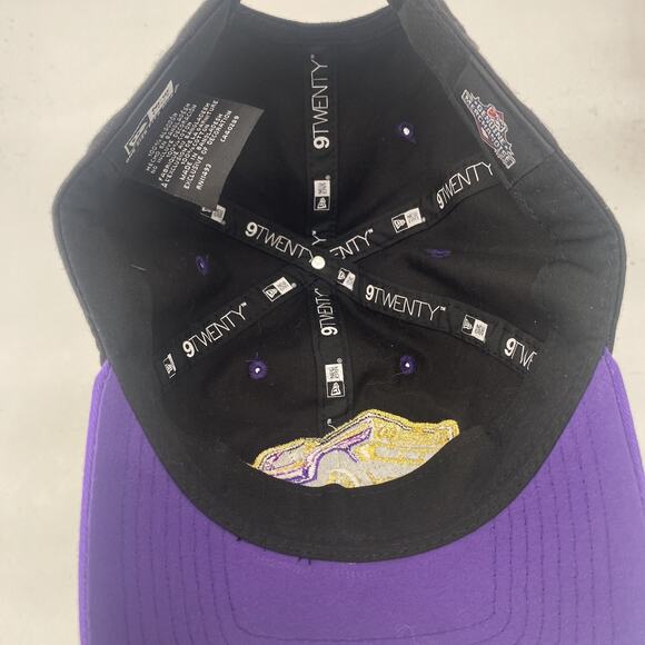 Fresno Grizzlies New Era 9Twenty Adjustable Back Purple Low Rider Baseball Cap - Picture 5 of 6